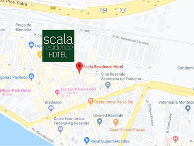 Scala Residence Hotel Localização Privilegiada